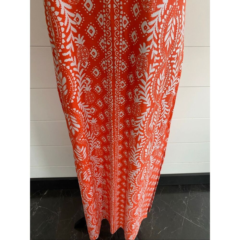 NWT Lilly Pulitzer Ulla Maxi Dress Flamingo Feather Harbour View Engineered Larg - Picture 6 of 15